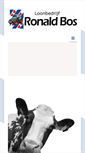Mobile Screenshot of loonbedrijfronaldbos.nl